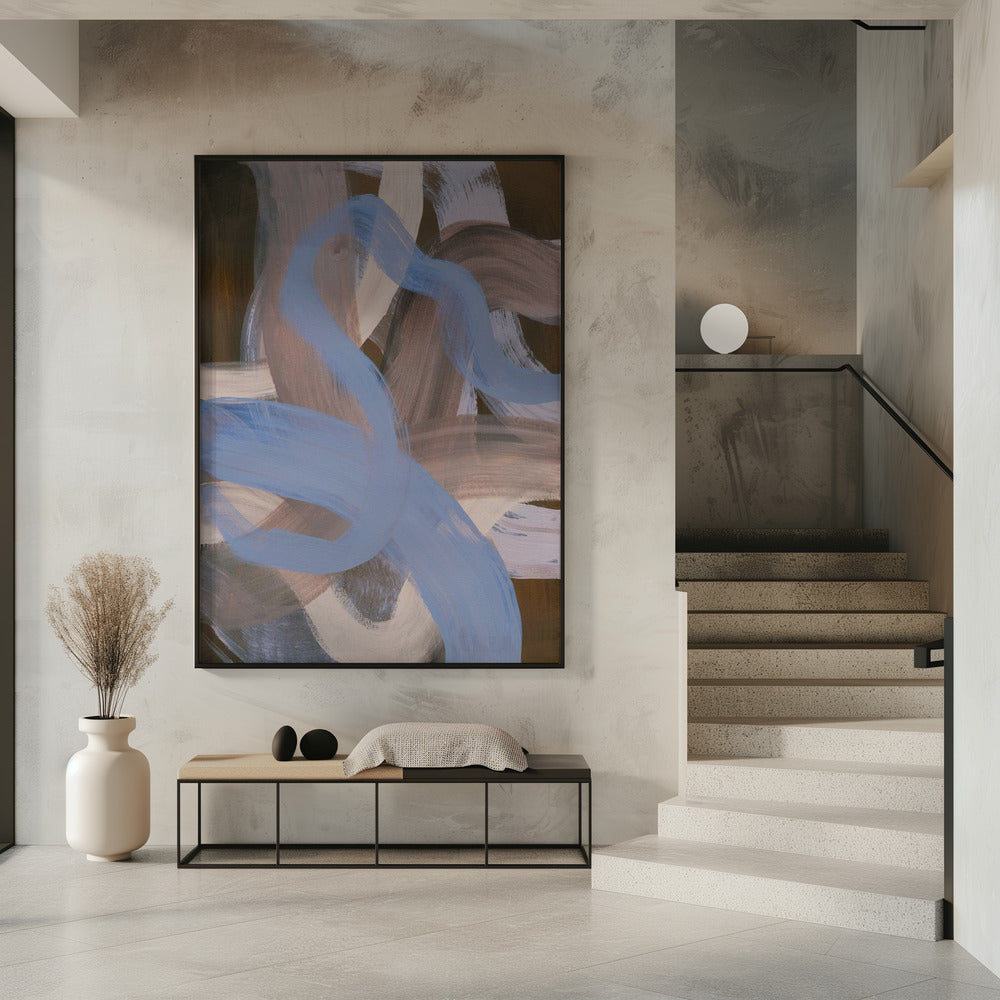 Abstrakte Pinselstriche 124X | Poster