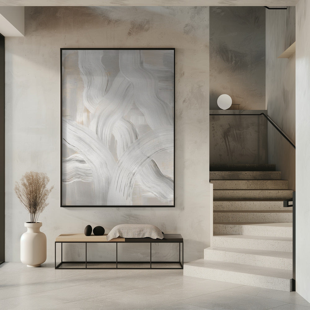 Abstrakte Pinselstriche 126 | Poster