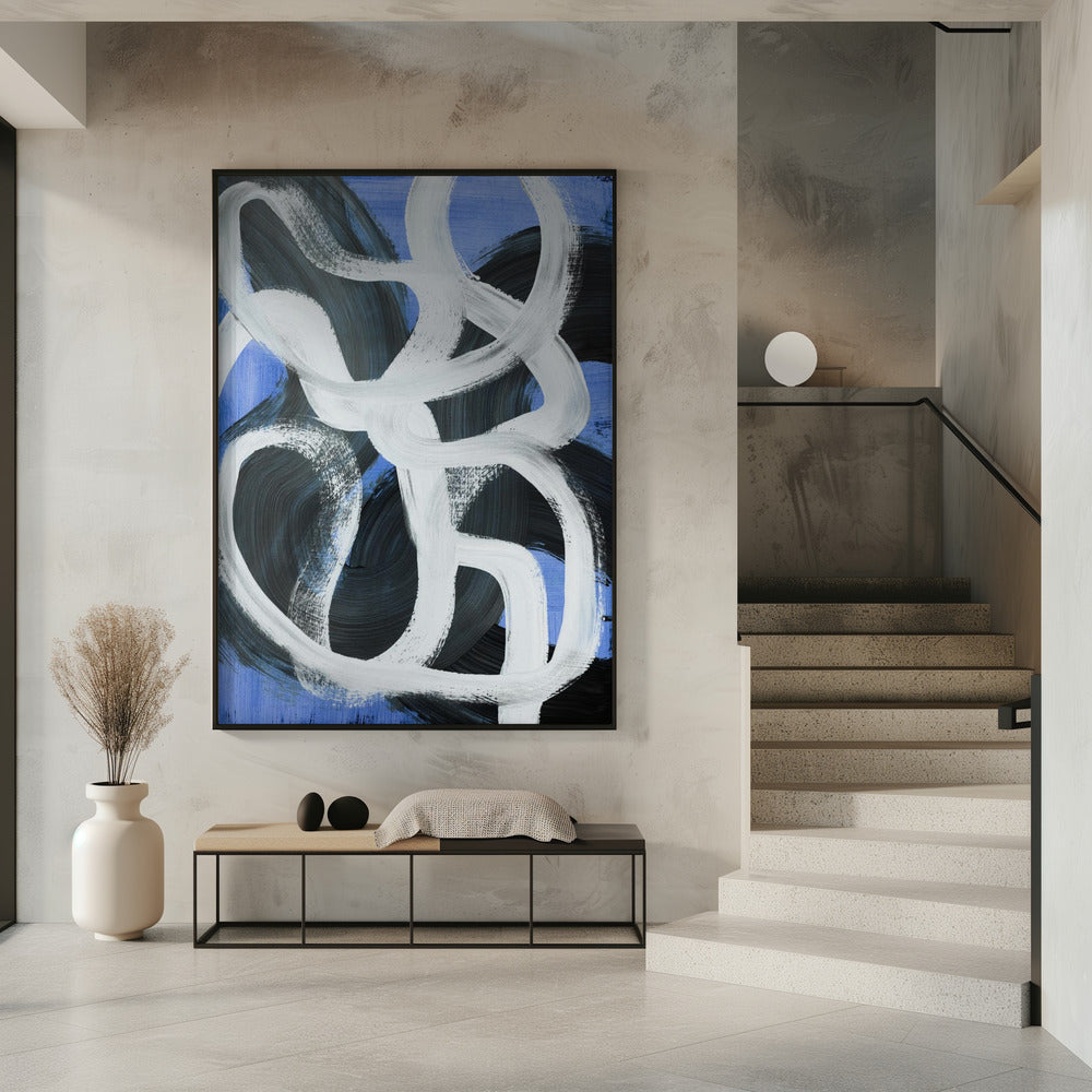 Abstrakte Pinselstriche 127 | Poster