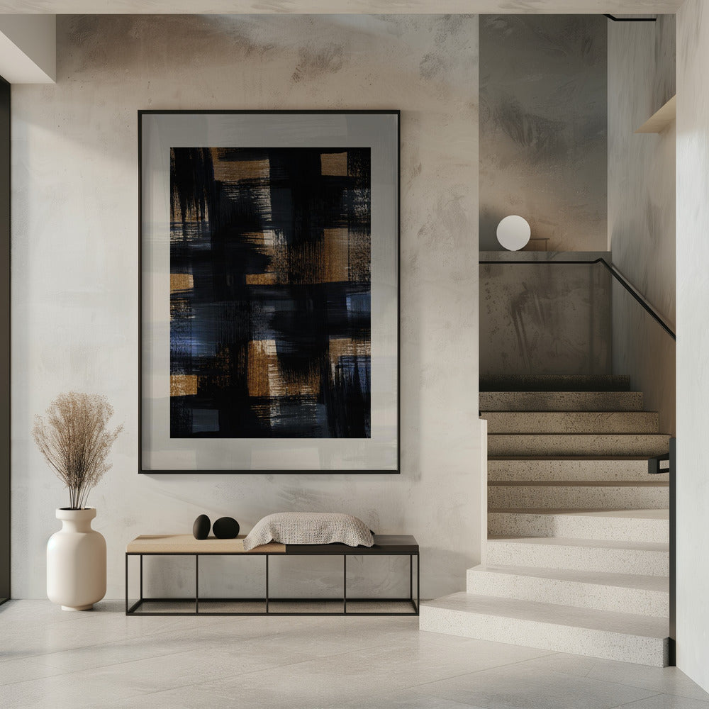 Abstrakte Pinselstriche 128X | Poster