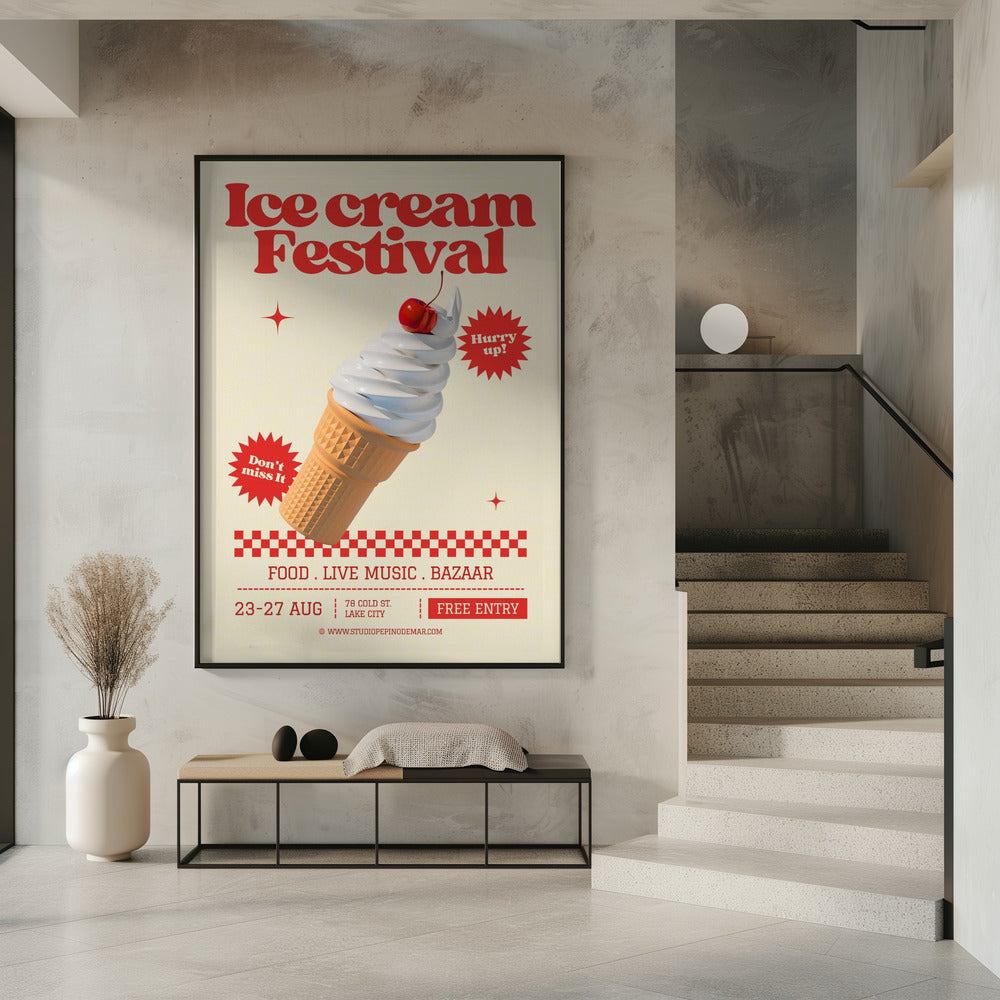 Eiscreme-Festival | Poster