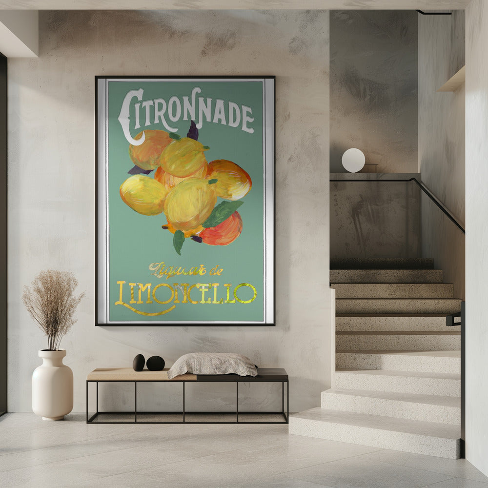 Zitronen-Limoncello | Poster