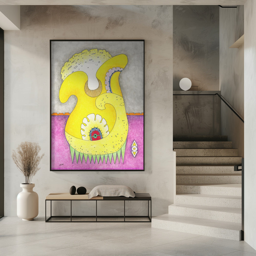 Gelbe Rose | Poster