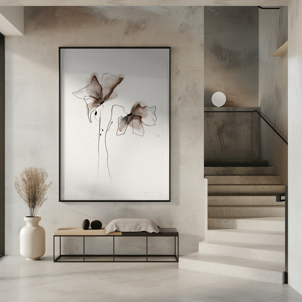Ein farbenfrohes Aquarell-Blumengemälde | Poster