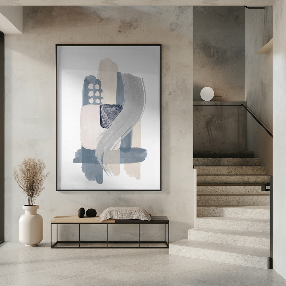 Blaue Gelassenheit 1 | Poster