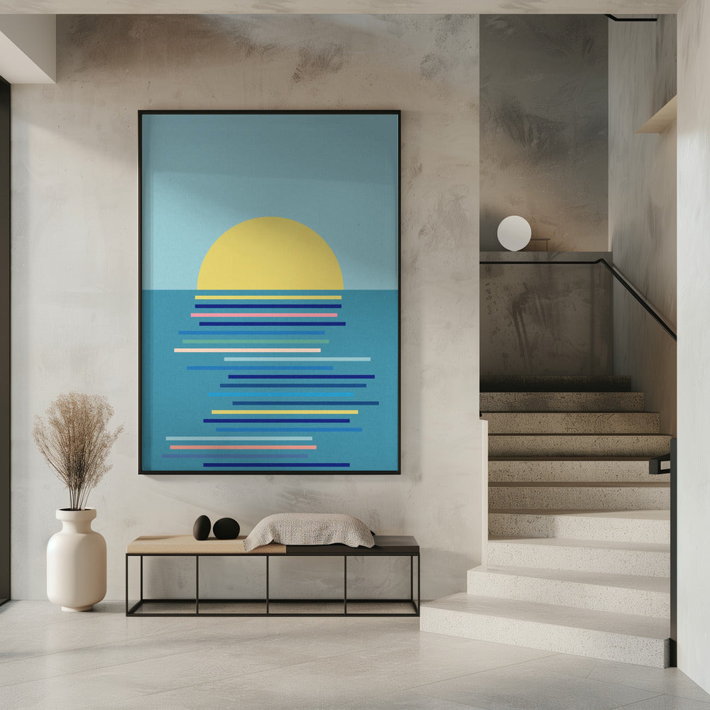 Sonnenaufgang in Ahrenshoop | Poster