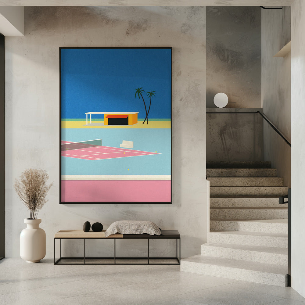 Tennis am Strand | Poster