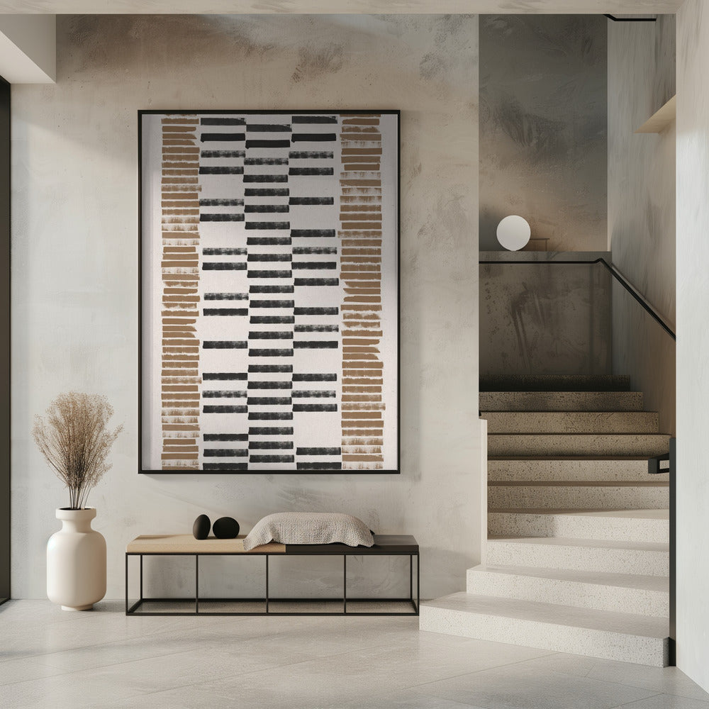 Gestreifte Harmonie | Poster