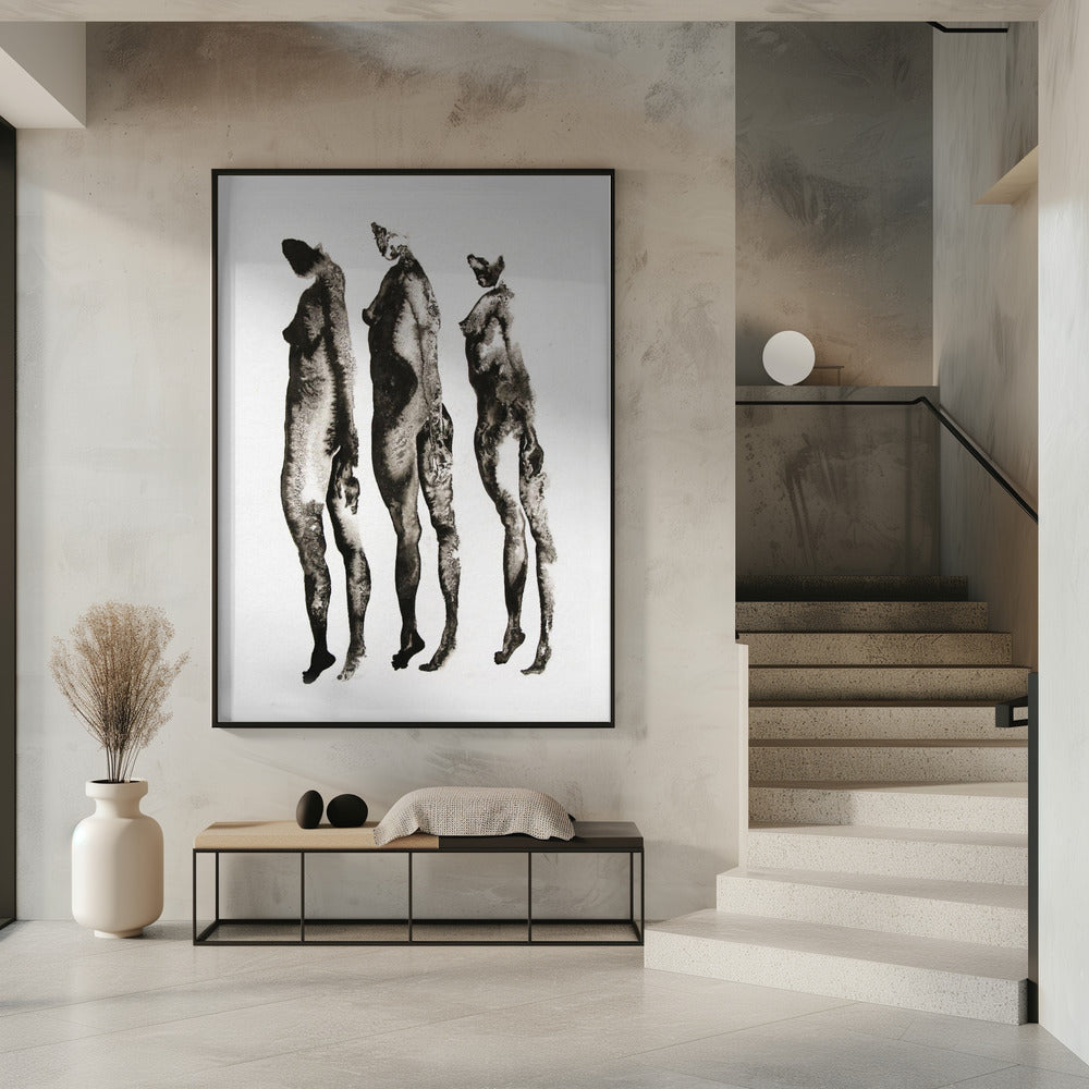 Figurenstudie 3x | Poster