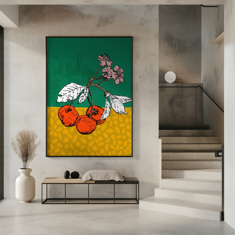 Super Fruits – Kirsche für Leidenschaft und Liebe | Poster