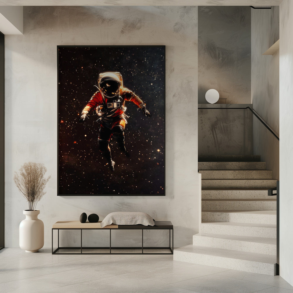 An Astronaut in Space | Poster