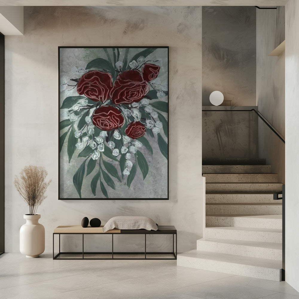 Zeldah rote Rosen | Poster