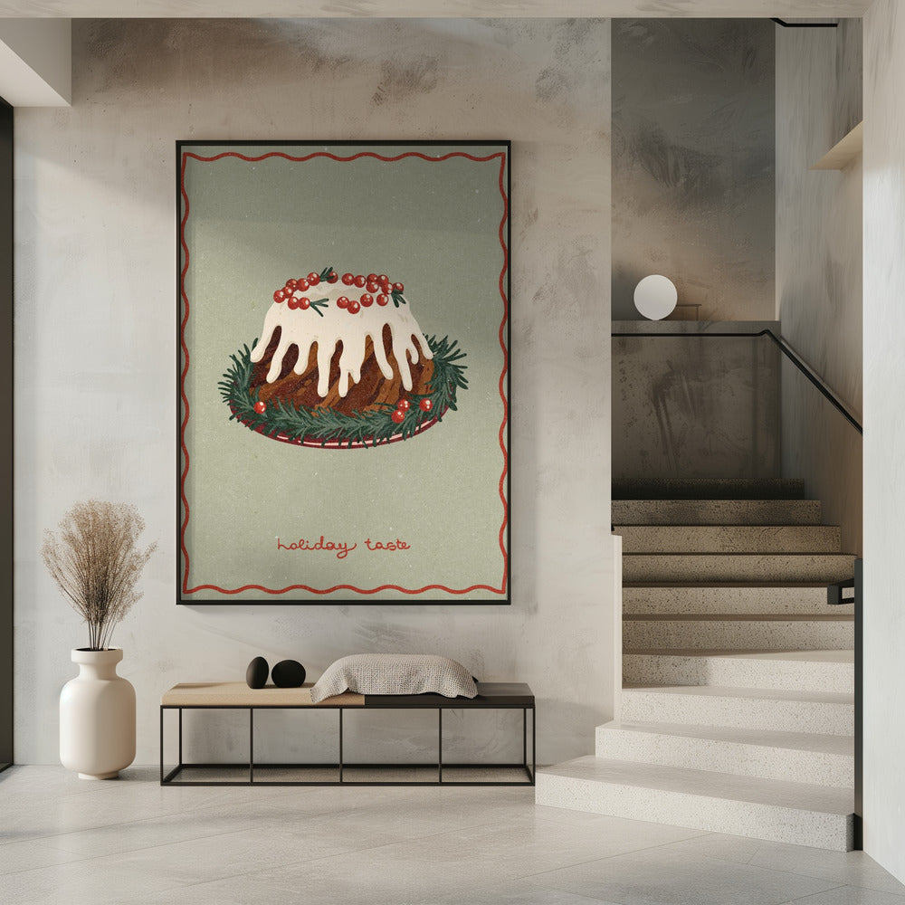 Weihnachtskuchen. Feiertagsgeschmack | Poster