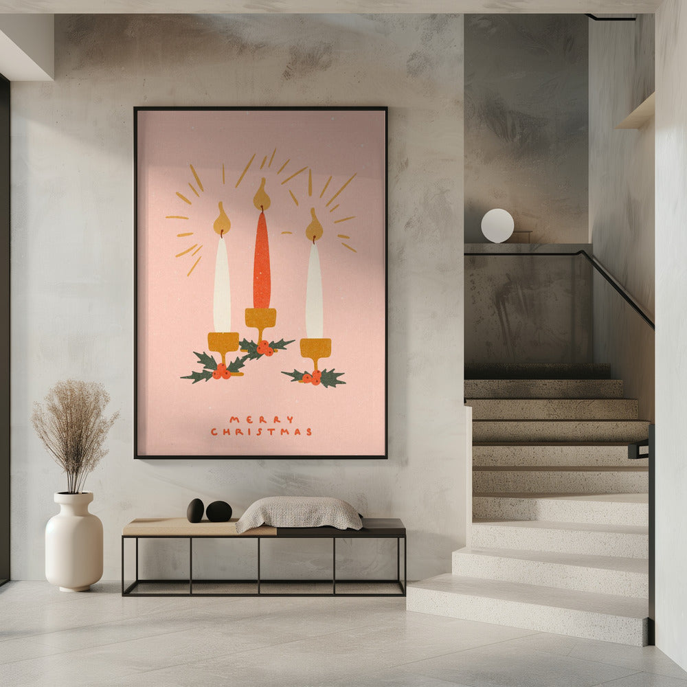 Weihnachtskerzen | Poster