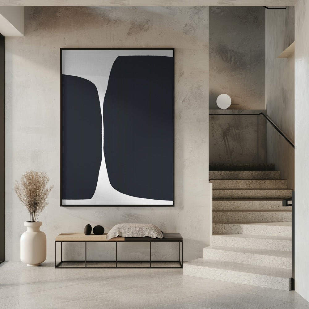 Kräftige schwarze Formen | Poster