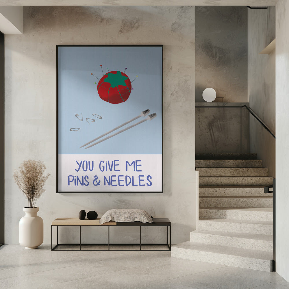 Nadeln und Kribbeln | Poster