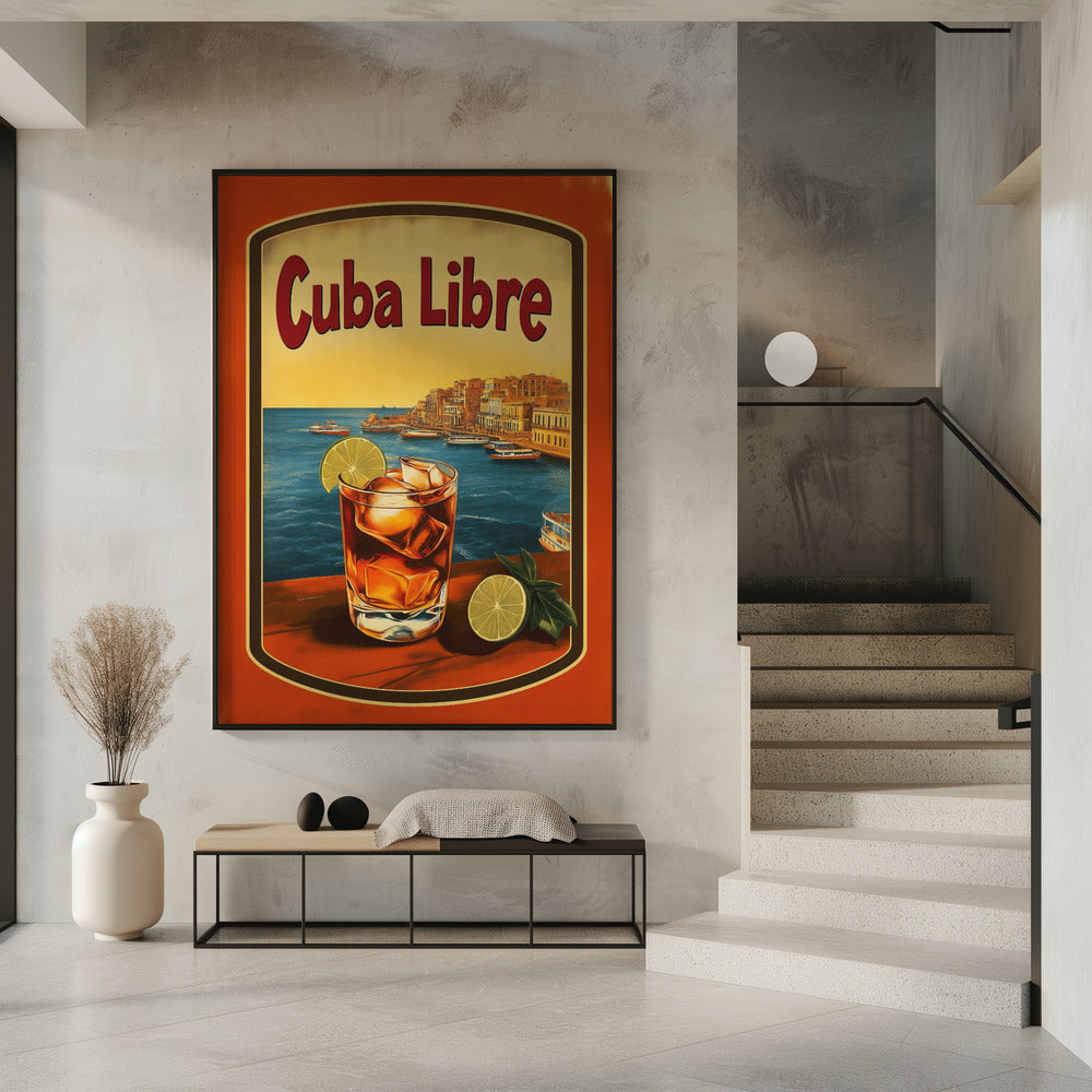 Cuba Libre Vintage Werbespot | Poster