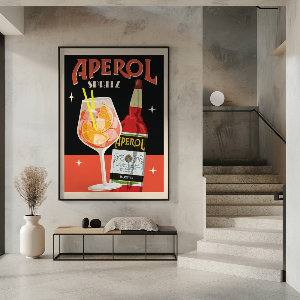 Aperol Spritz_Schwarz | Poster