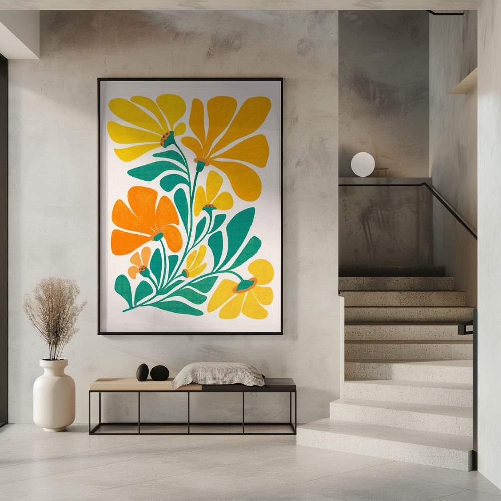 Königliche Sonnenblumen | Poster