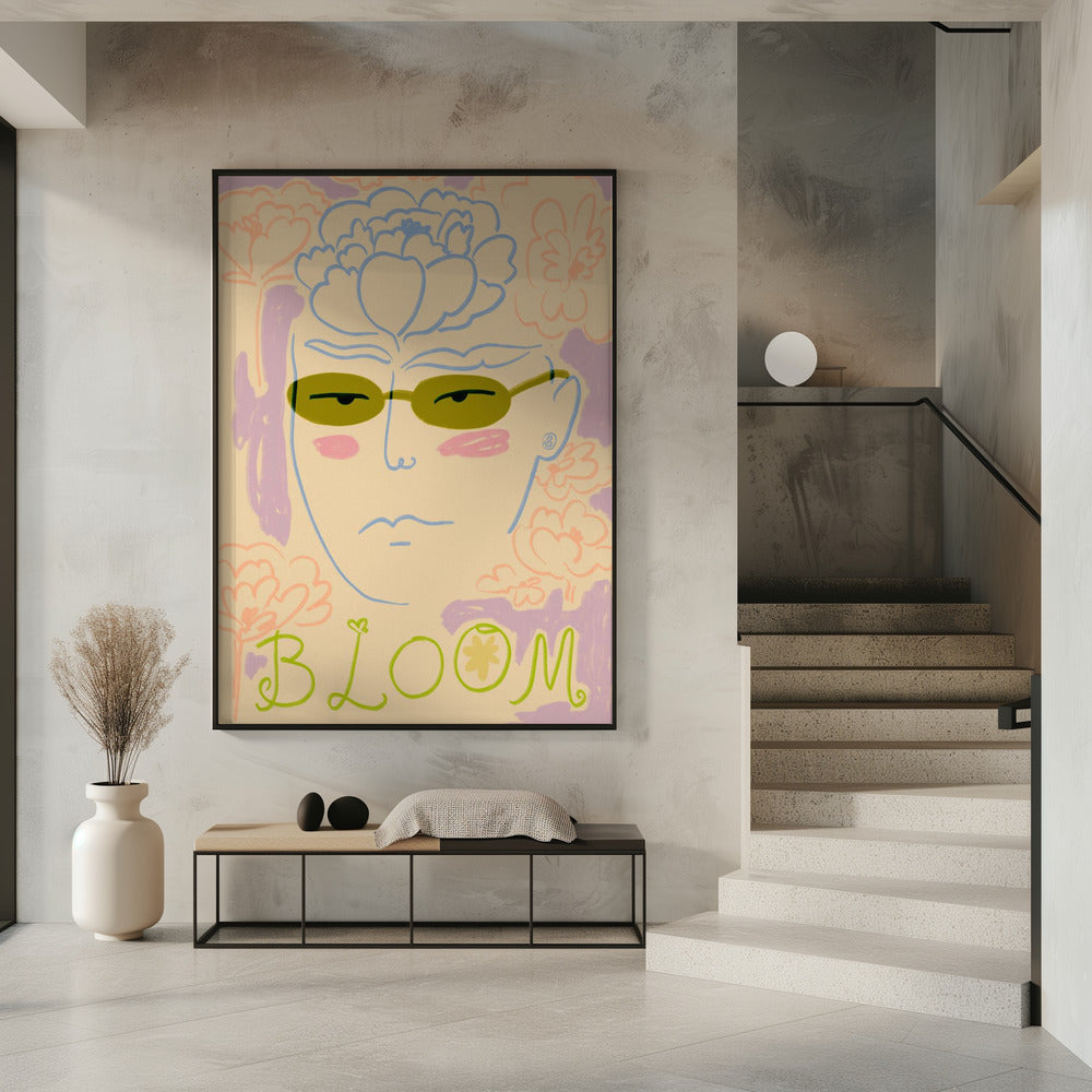 Floral Sunglasses | Poster