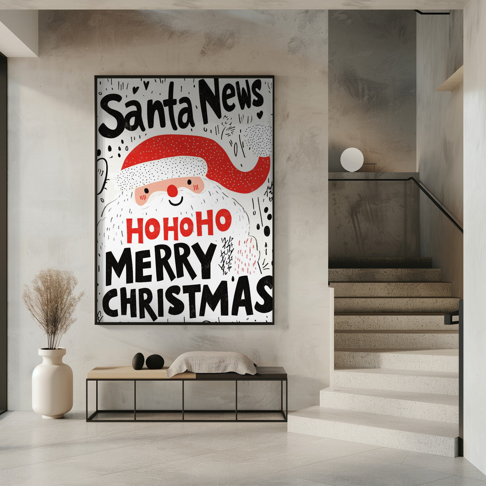 Weihnachtsmann-Neuigkeiten | Poster