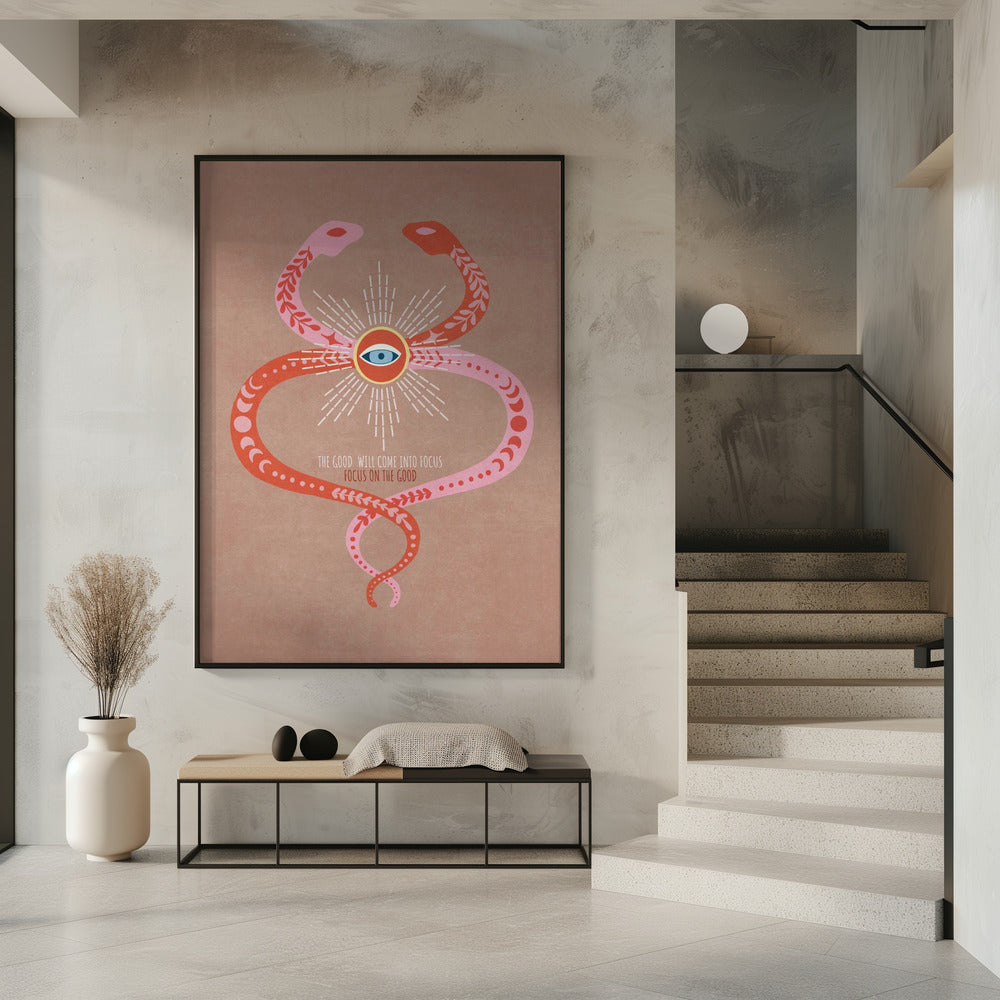 Visionäres Auge der Schlange | Poster