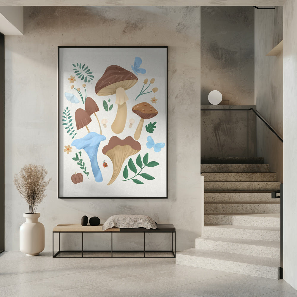 Mokka-Pilze | Poster