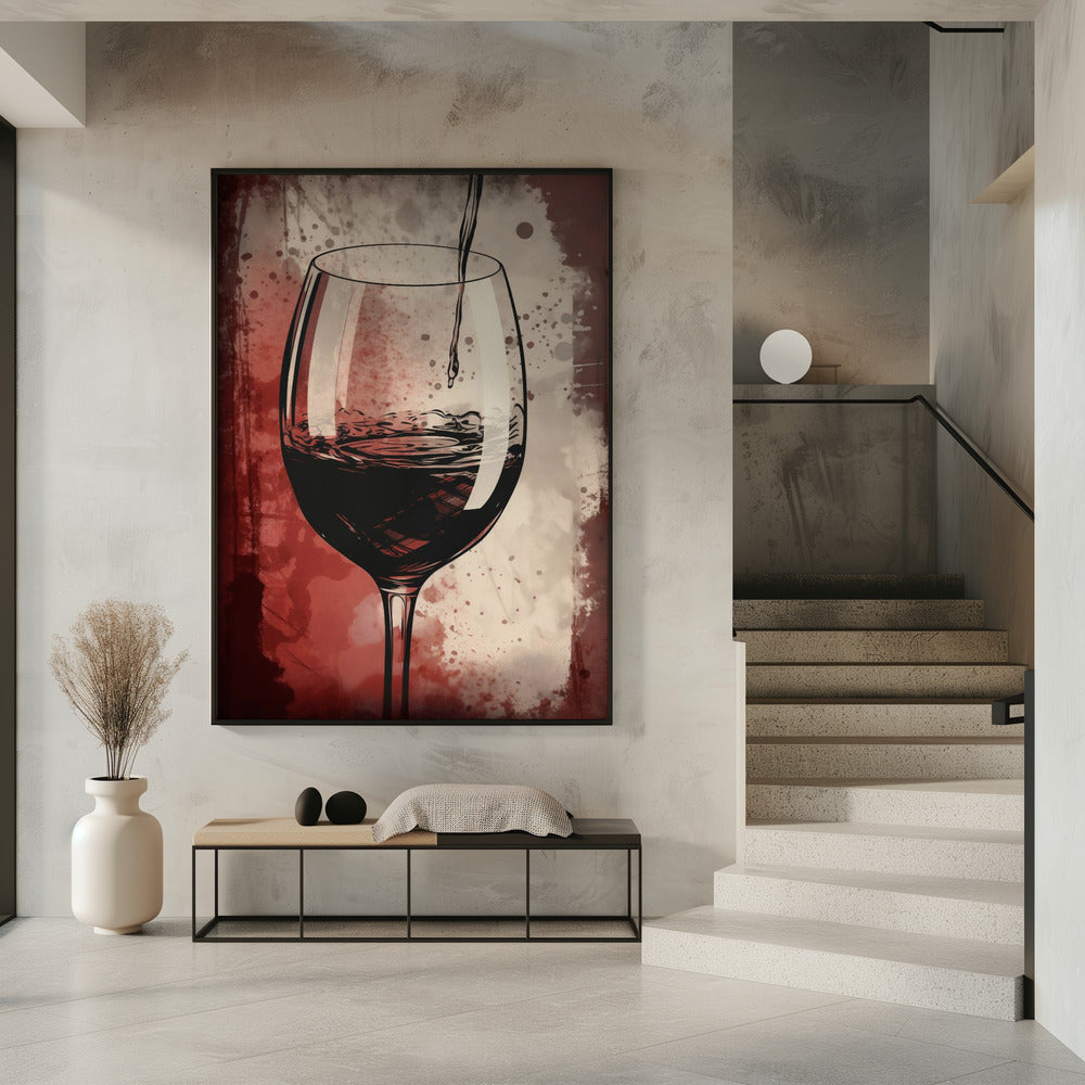 Rotwein Nr. 5 | Poster