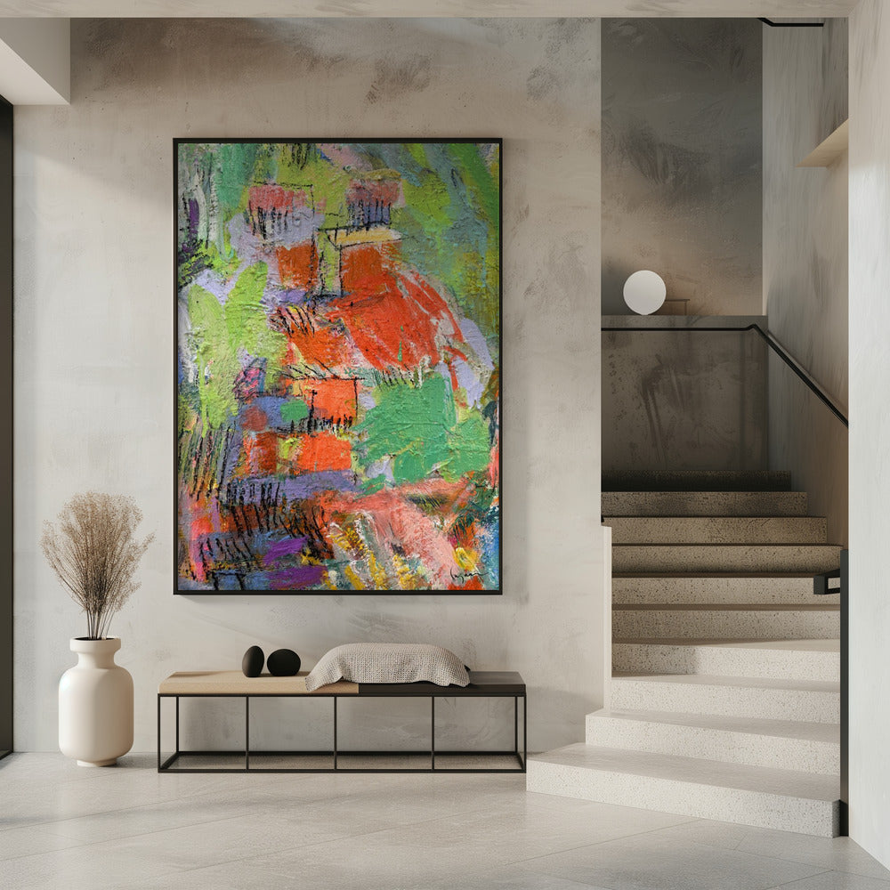 Verzauberte Farblandschaft | Poster