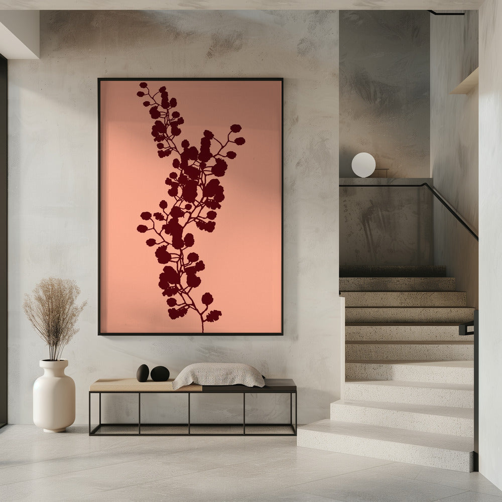 Blumensilhouette 3 | Poster