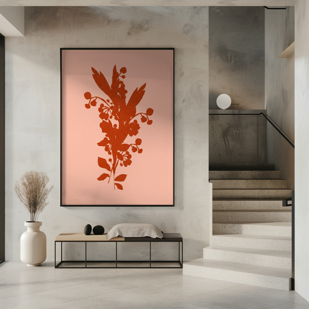 Blumensilhouette 8 | Poster