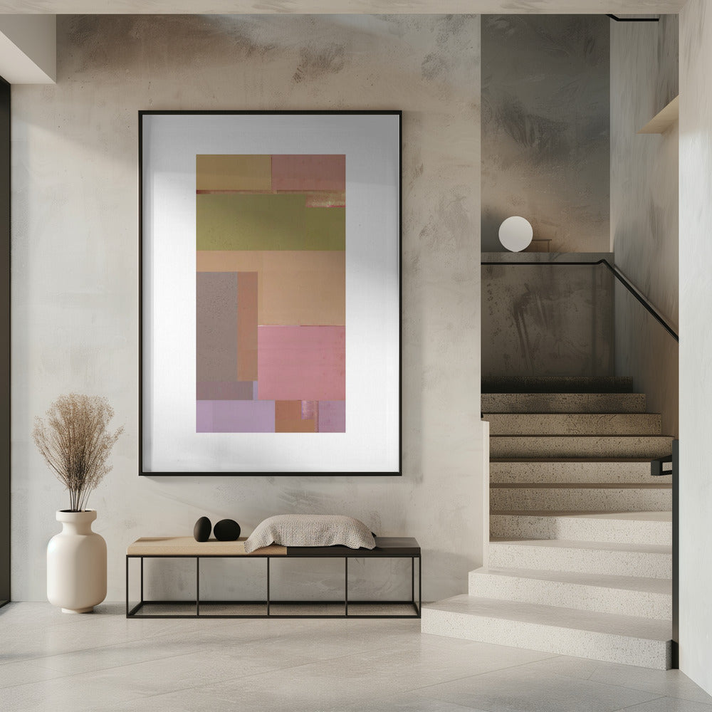 Abstrakte strukturierte Komposition 5 | Poster