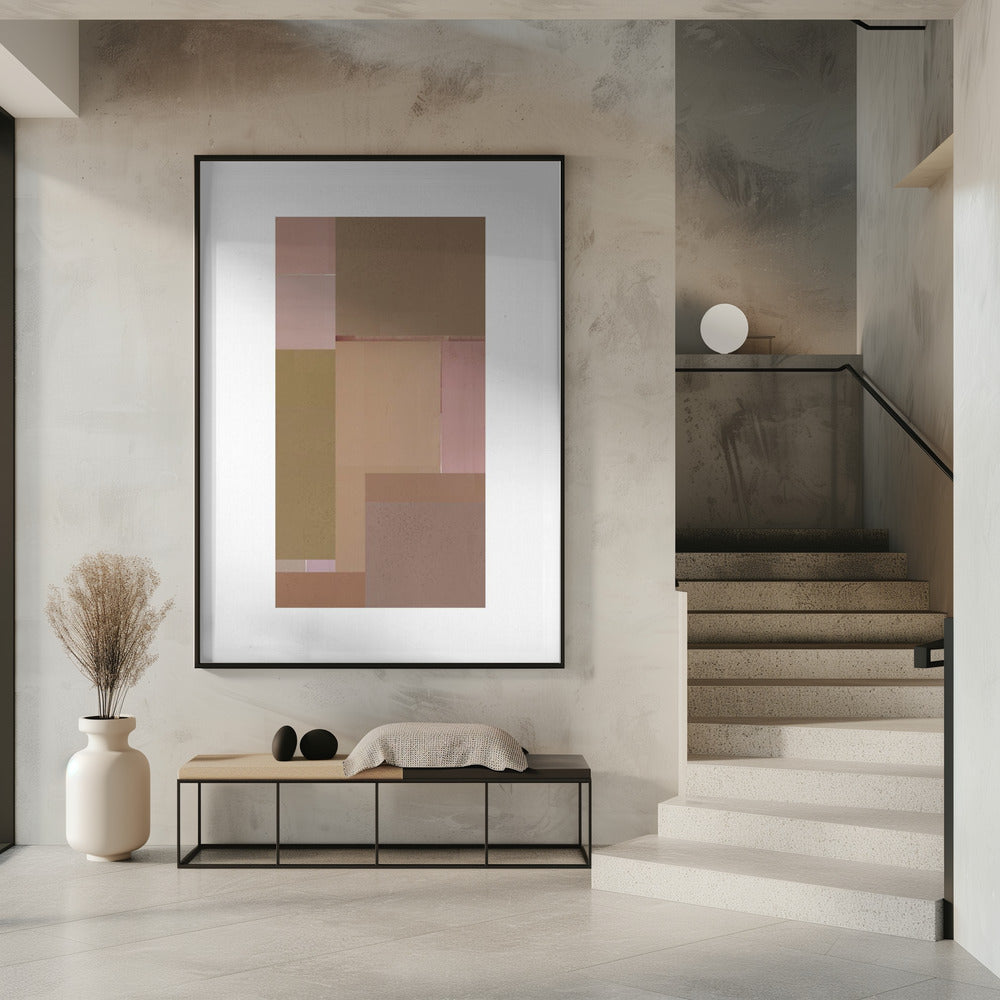 Abstrakte strukturierte Komposition 6 | Poster