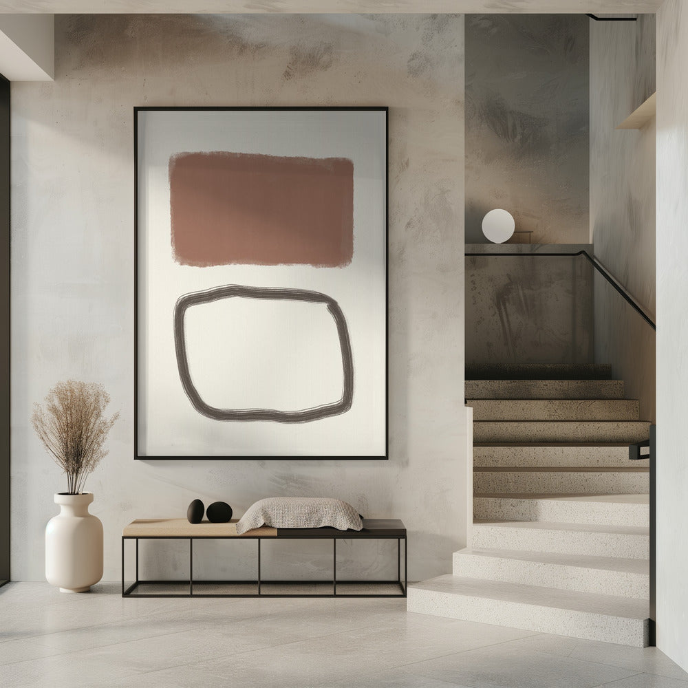 Minimalistisches abstraktes Design | Poster