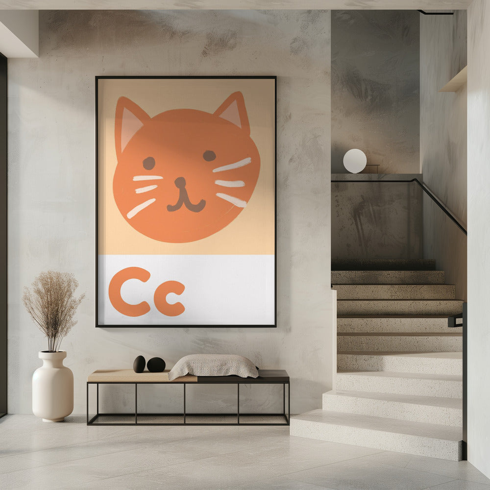 Kuschelkatze C | Poster