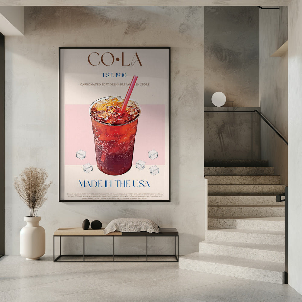 Gekühlter Cola-Genuss | Poster