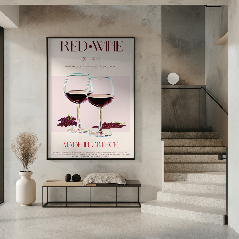 Greek Wine Elegance | Poster