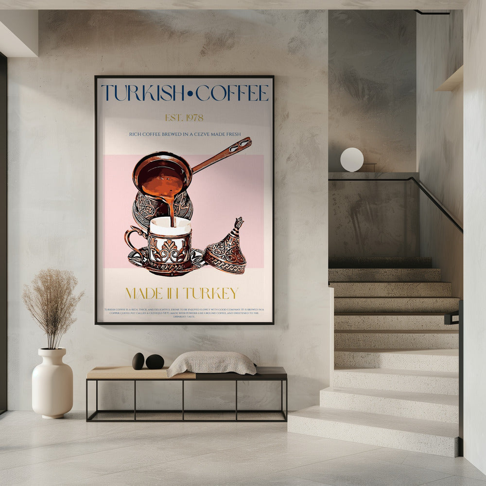 Türkischer Kaffeedruck | Poster