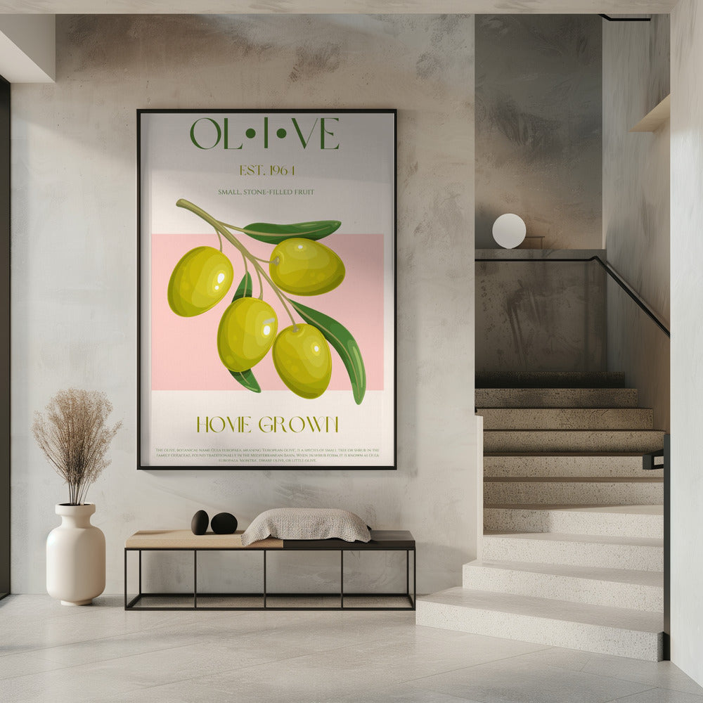 Goldene Oliven-Essenz | Poster