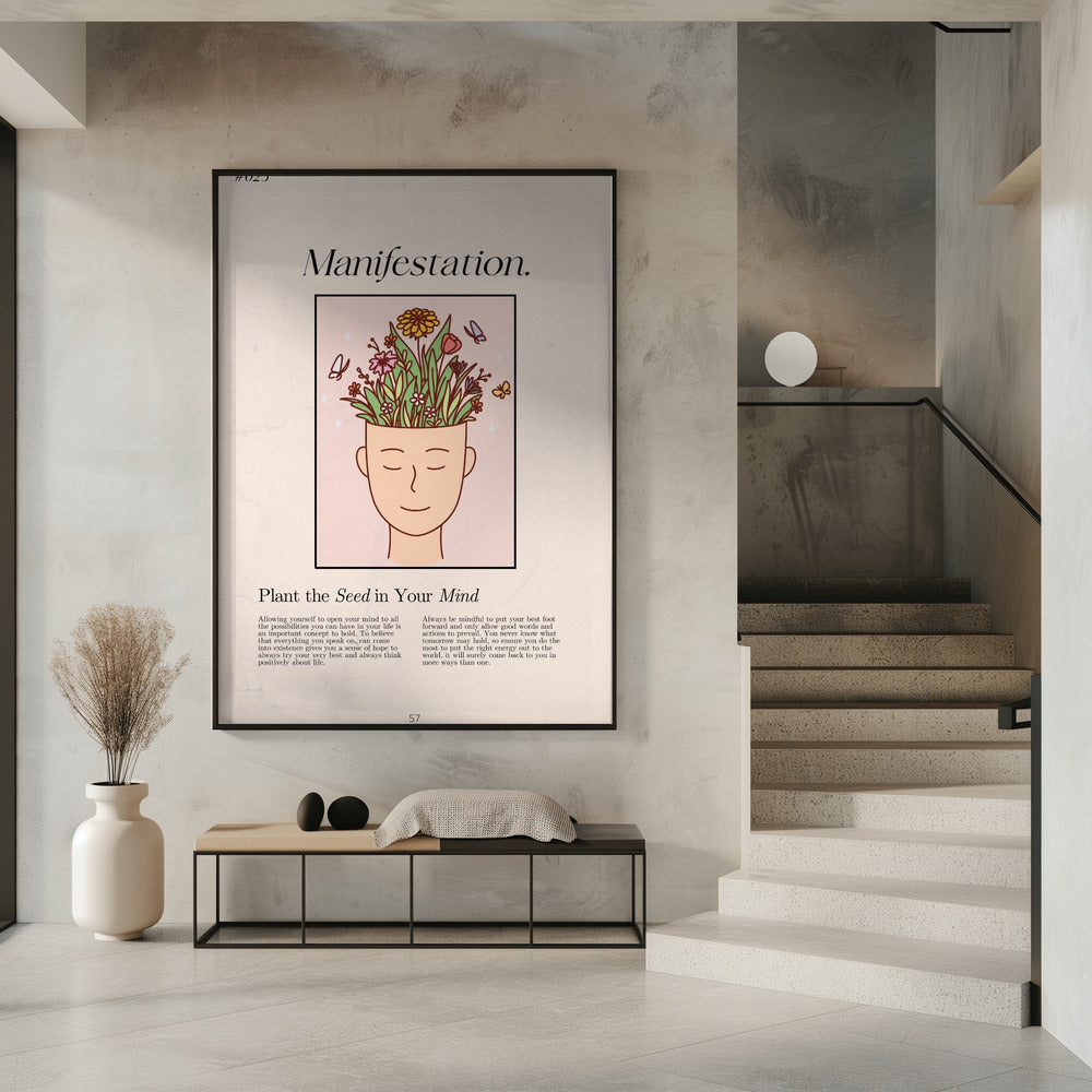 Manifestation mit einer heiteren Figur | Poster