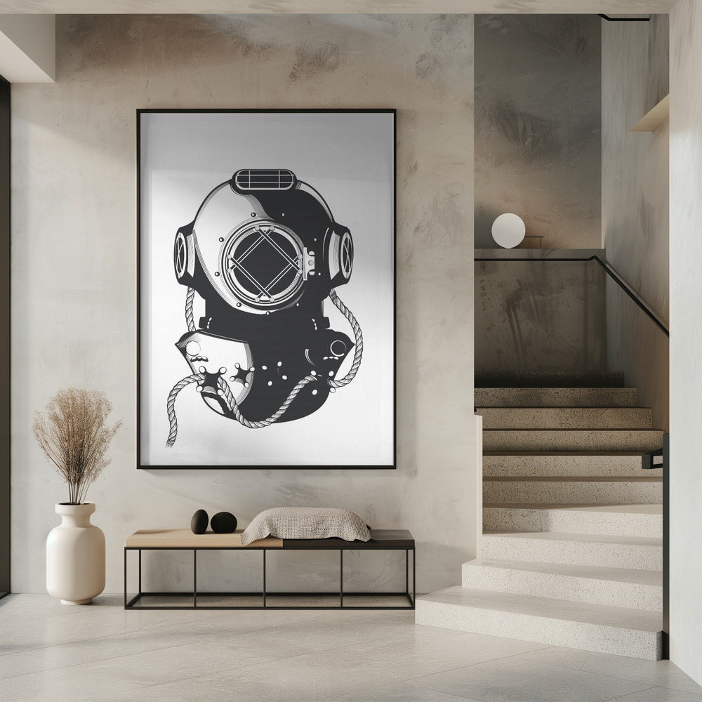 Vintage Taucher | Poster