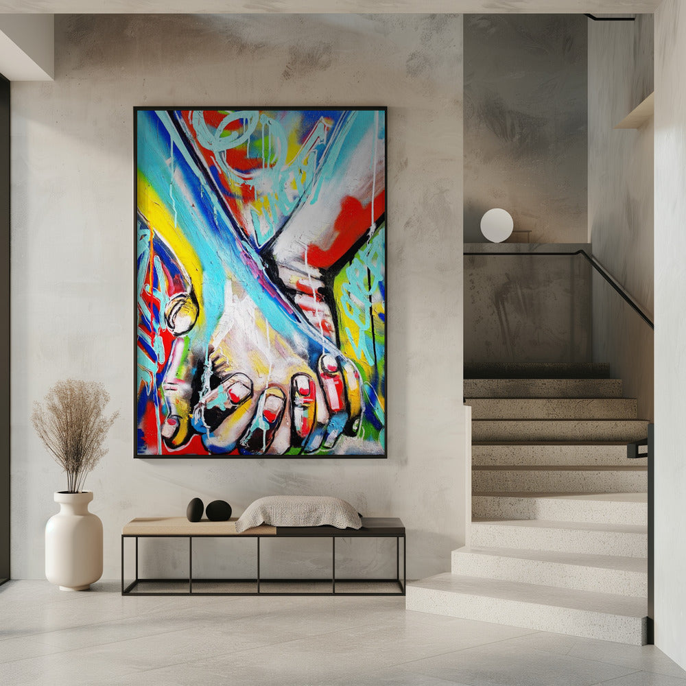 Lebendige Straßenkunst | Poster