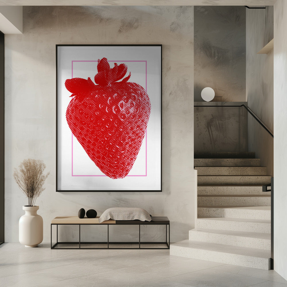 Rote Erdbeere | Poster