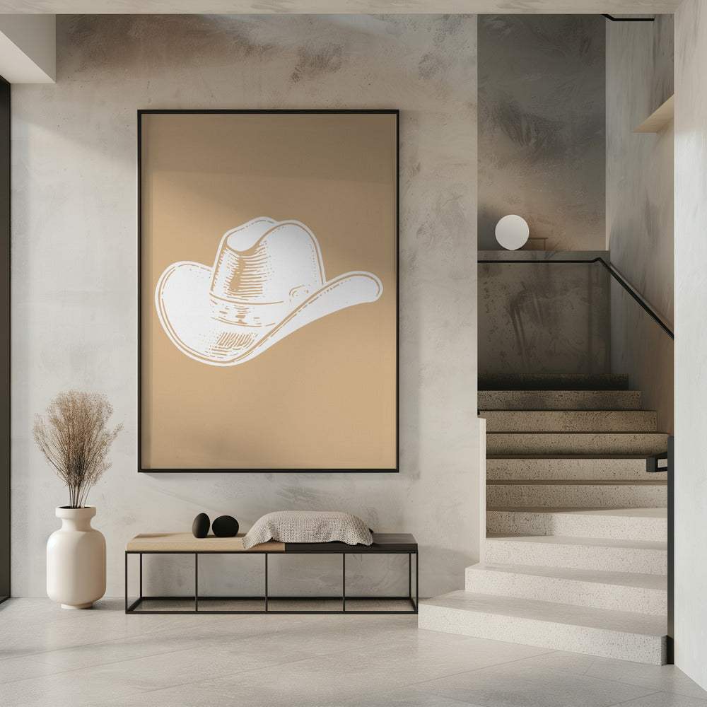 Neutraler Cowboyhut | Poster