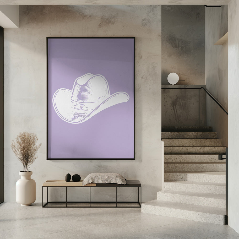 Lila Cowboyhut | Poster