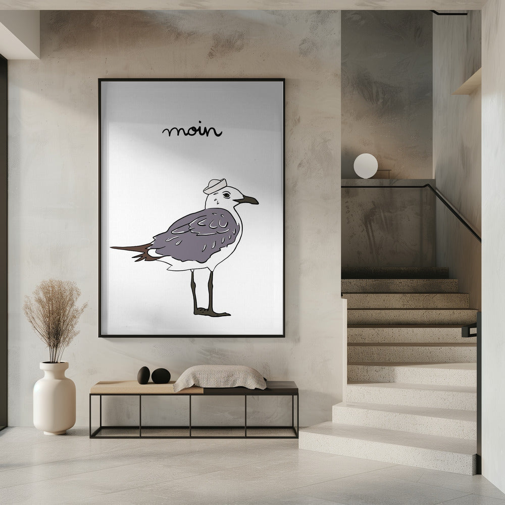 Möwe mit Stil | Poster