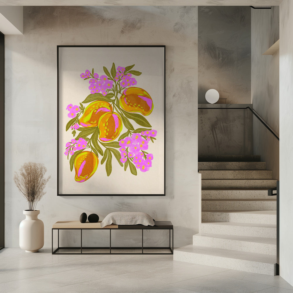 Lebendige Mangos | Poster