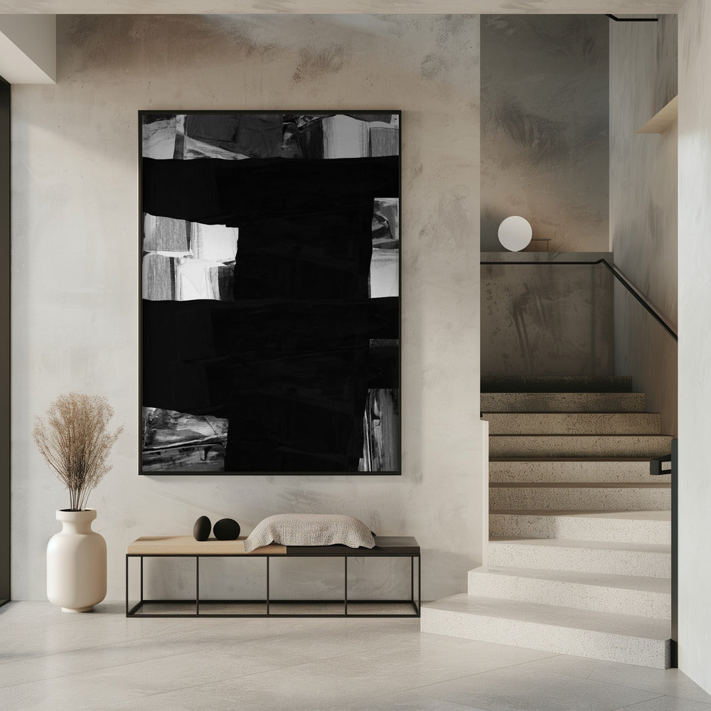 Monochrome Schichten | Poster