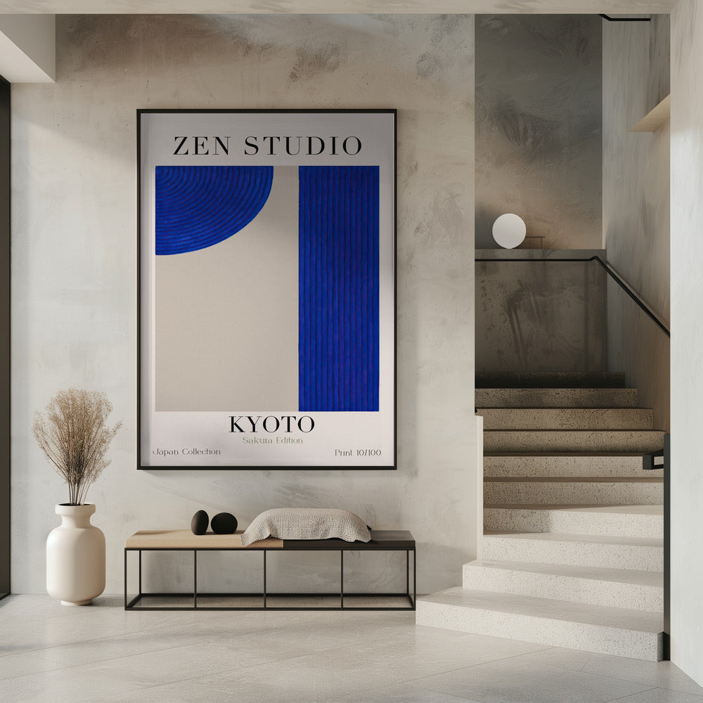 Kyoto Blaue Harmonie | Poster