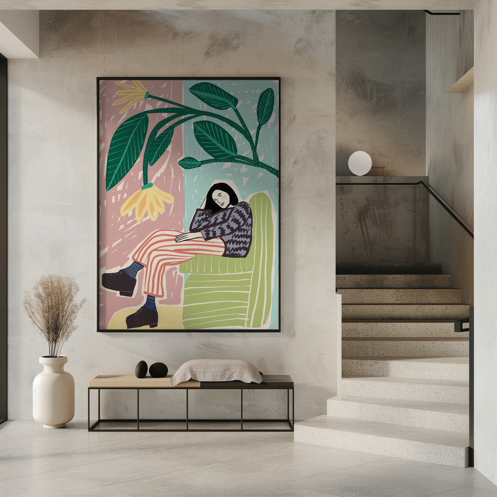 Ruhende Frau | Poster